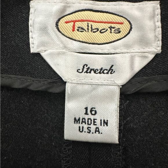 Talbots stretch dark gray capris size 16 - Picture 4 of 5